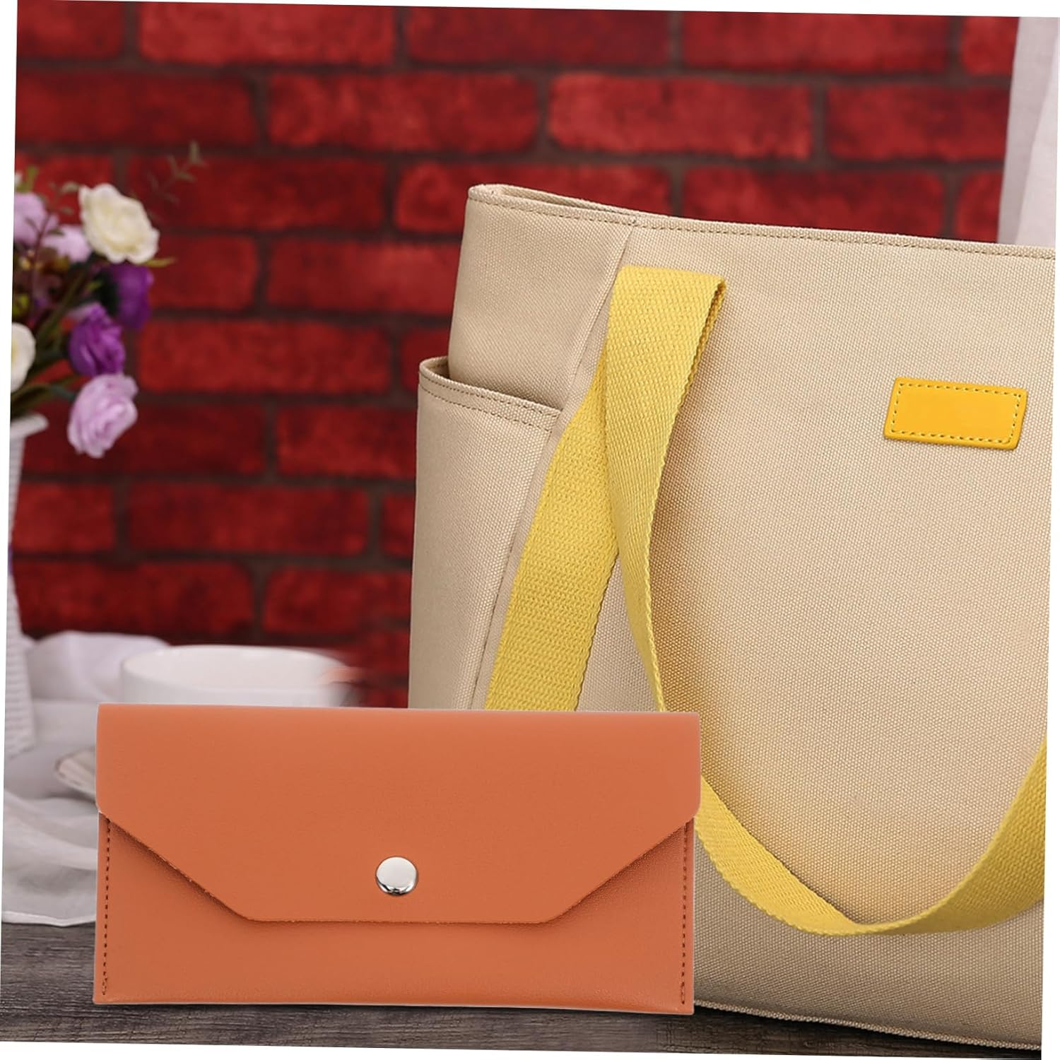 ARTIBETTER Business Card Holder Pu Wallet Passport Holder for Men Cash Envelopes Bag Multiple Card Slots for Europe Travel Essentials and Daily Use image number 2