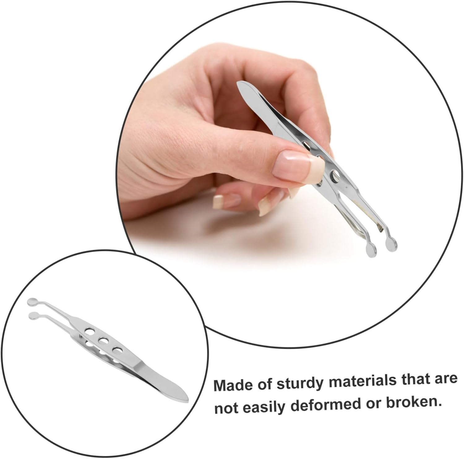 TOGEVAL Meibomian Eyelid Massage Tweezers Durable Tool for Unclogging Glands Reducing Swelling Eye Strain Therapeutic Eyelid Flip for Men Women image number 3