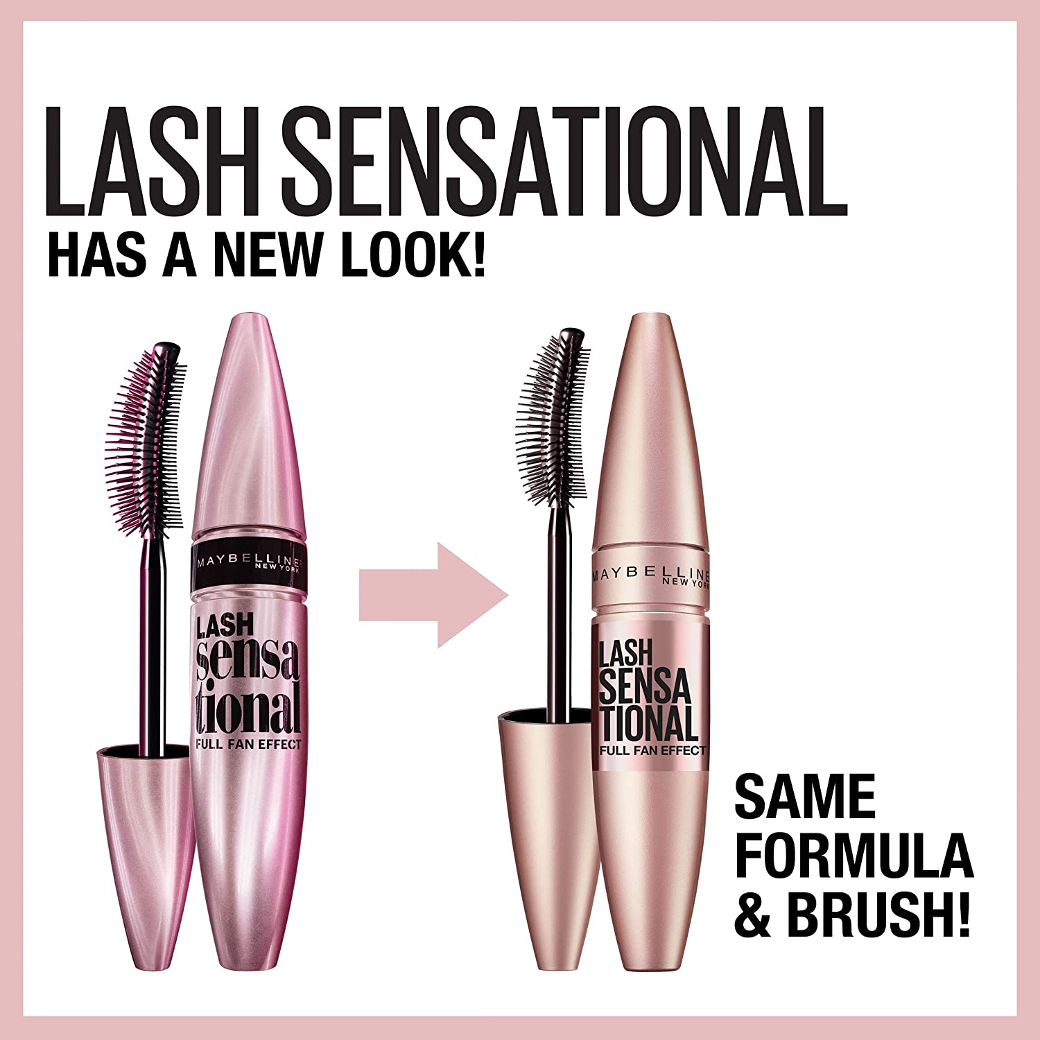 Maybelline New York Lash Sensational Black Rose Washable Mascara, Midnight Black image number 4