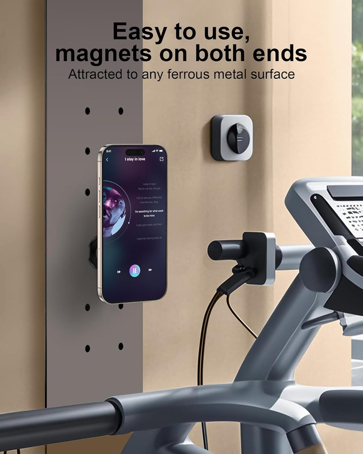 Magsafe Phone Grip Holder Dual-Sided Magnetic Finger Ring Adjustable Kickstand Loop for Iphone 17/16 Pro Max/15 Plus/14 Pro/13 Mini/12, Samsung, Magnet Phone Stand Grip Compatible with Mag Car Mounts image number 3