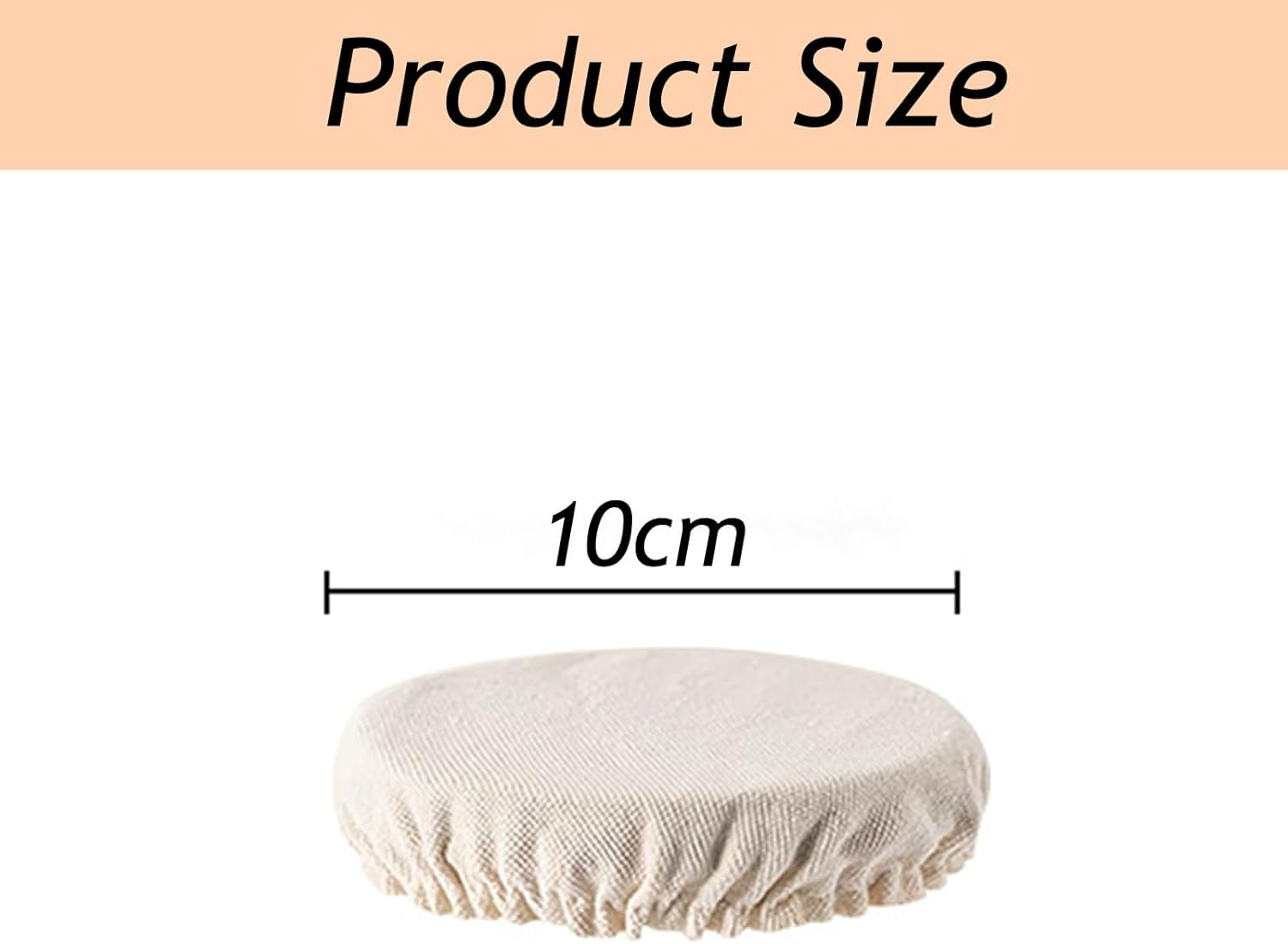 Yxvyxymyxxg Sourdough Jar Cover Starter Jar Cloth for Sourdough Cover Reusable Cloth Lid Bread Fermentation Baking Supplies for 3-4 Inch Mouth 4 Pack Elastic Design image number 4