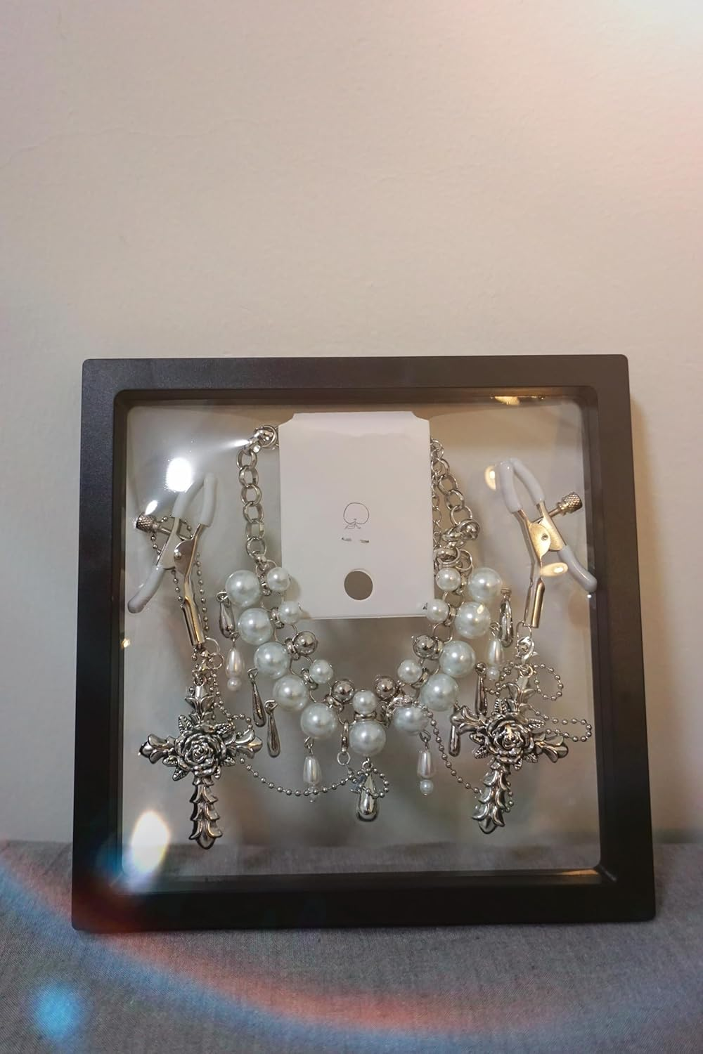 Luxurious Diamond-Studded Nipple Clamps &ndash; Elegant & Sensual Adult Toy for Couples, Intimate Play, Premium Jeweled Body Jewelry for Women and Men, Perfect for Valentine&rsquo;S Day or Naughty Gifts, Clamps with Chains, Breast Clamps, Adjustable Nipple Clamps, Adjustable Nipple Clamps, Clamps with Chains