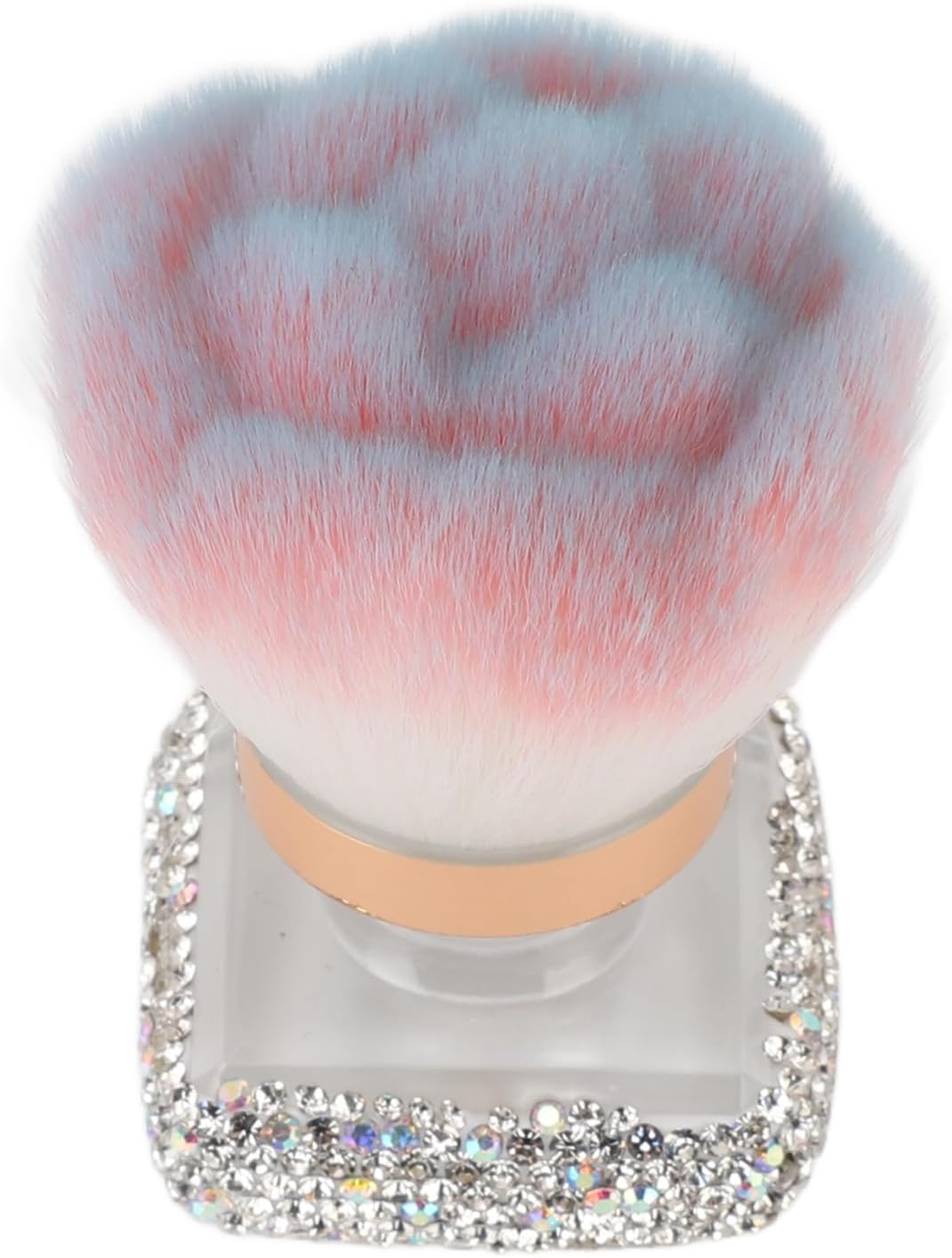 YUYTE Nail Art Dust Brush Strsestone Blush Brush Manicure Powder Remover Brush with Rhinestones for Precise up Application Ergonomic Handle Easy to Clean image number 2