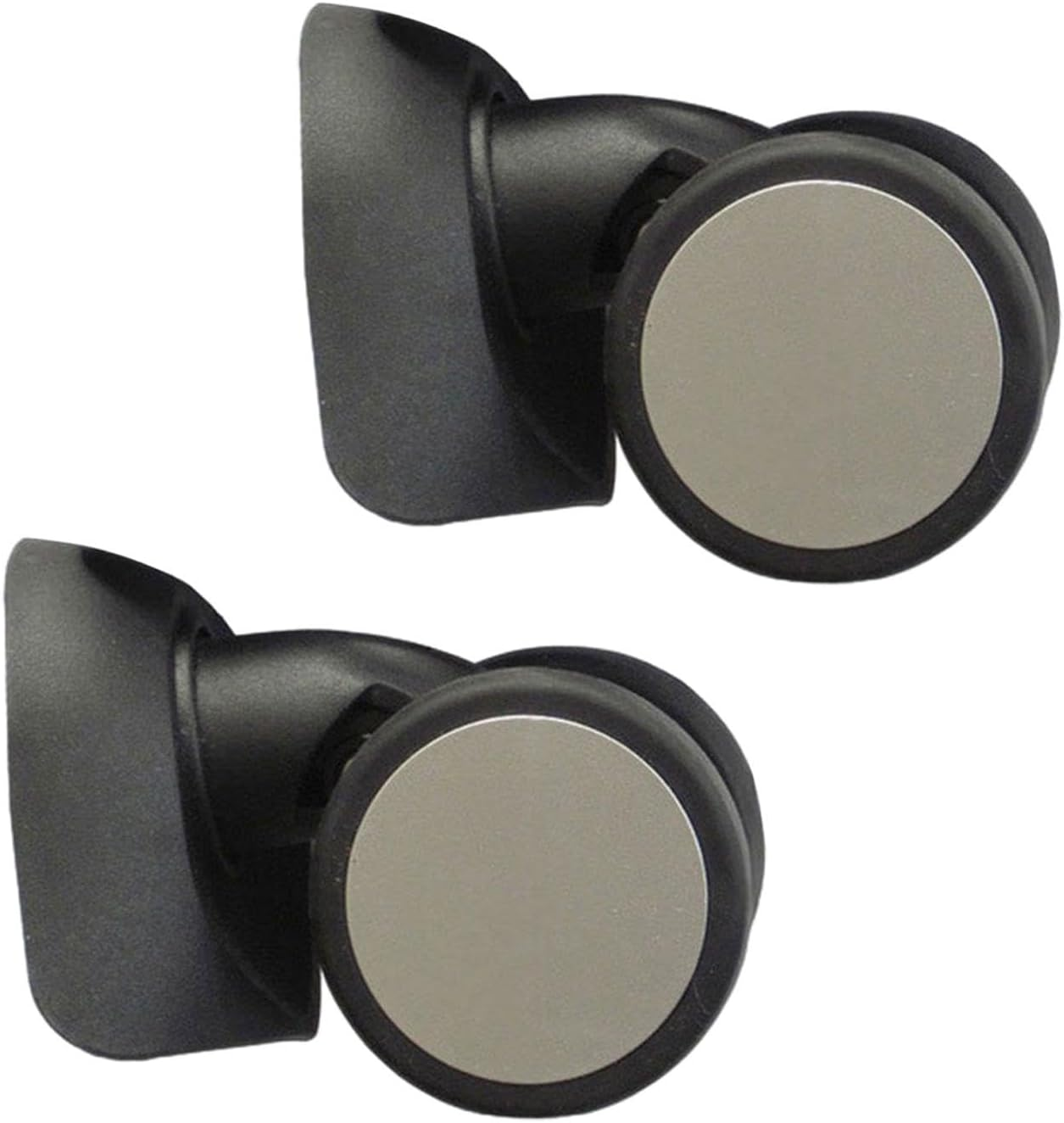 TENOL 2 Pieces Luggage Wheels Suitcase Casters Repair Parts Silent Rolling Wear Resistant Easily Install 360 Swivel Dual Wheels image number 6