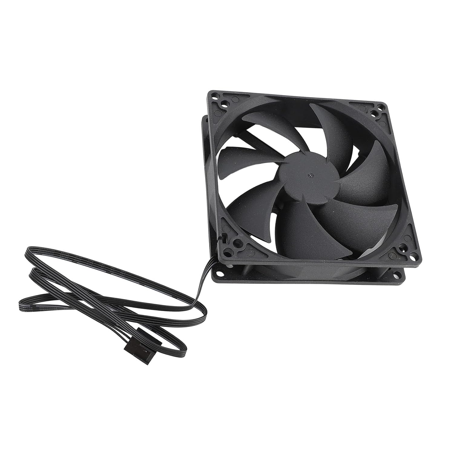 PWM Case Fan, 100Mm Dual Ball, Low Noise, High Speed, Intelligent Temperature Control, 4PIN Computer Cooling, for PC