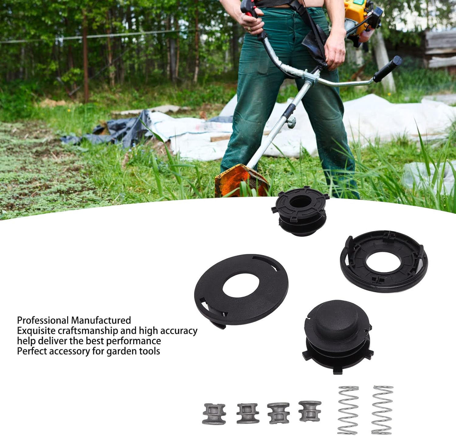 EVTSCAN 2Pcs 4002‑713‑3017 Trimmer Head Spool for STIHL Autocut 25‑2 Fs90R Fs100Rx Trimmer Accessory image number 4