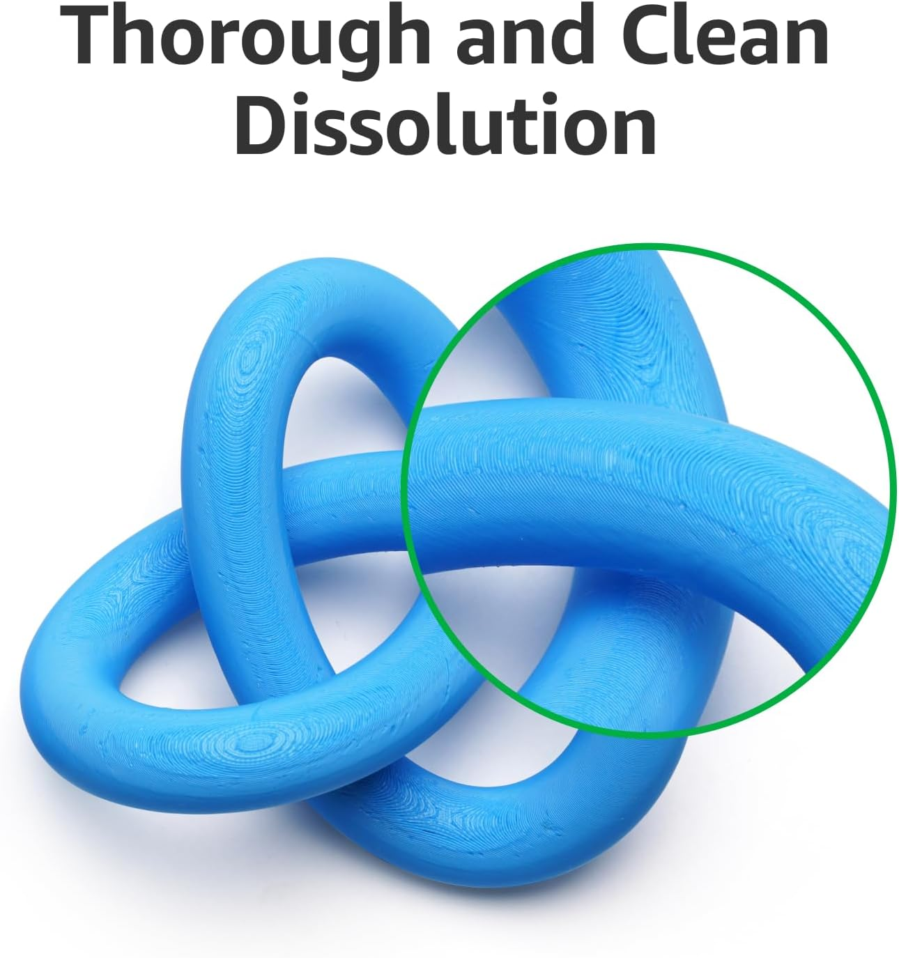 Bambu Lab PVA 3D Printer Filament, Water Soluble 3D Printing Support Filament, Dissolvable Support Material for All PLA & PETG, 1.75Mm +/- 0.03Mm 3D Print Material with Reusable Spool, 0.5Kg Clear image number 5