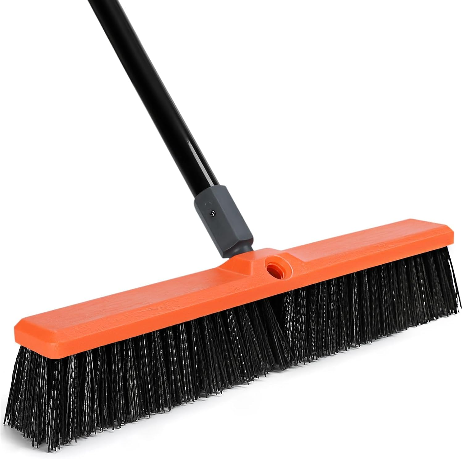 Treelen 18 Inch Outdoor Sliding Broom - Heavy Duty Broom for Driveways, Walkways, Patios and Decks, Cleans Dirt, Sediment, Sand, Mud, Leaves and Water image number 3