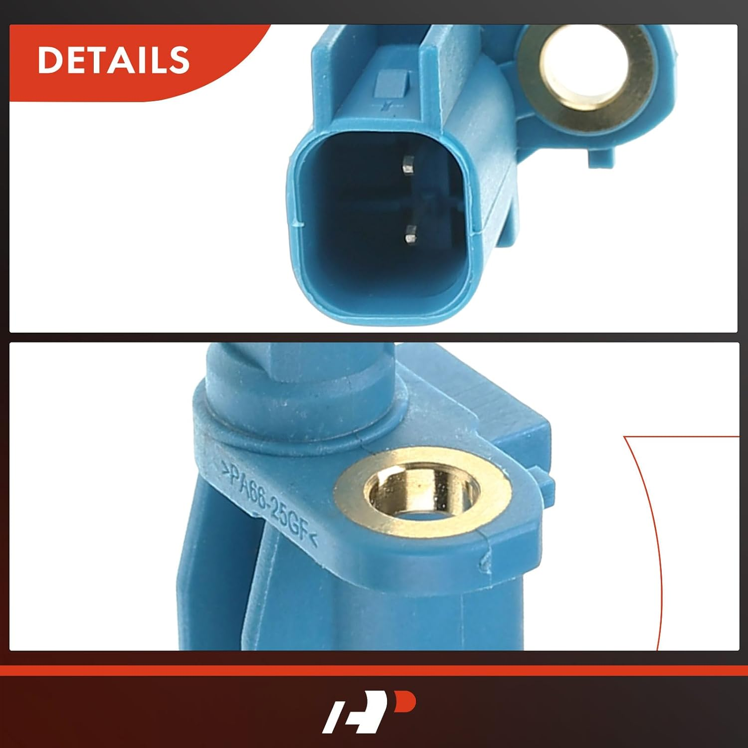 A-Premium ABS Wheel Speed Sensor Compatible with Volvo Models - S60 2011-2015, S80 2007-2015, XC60 2010-2015, XC70 2009-2015 - Rear Driver or Passenger Side, Replace# 30736634, 307366340 image number 4