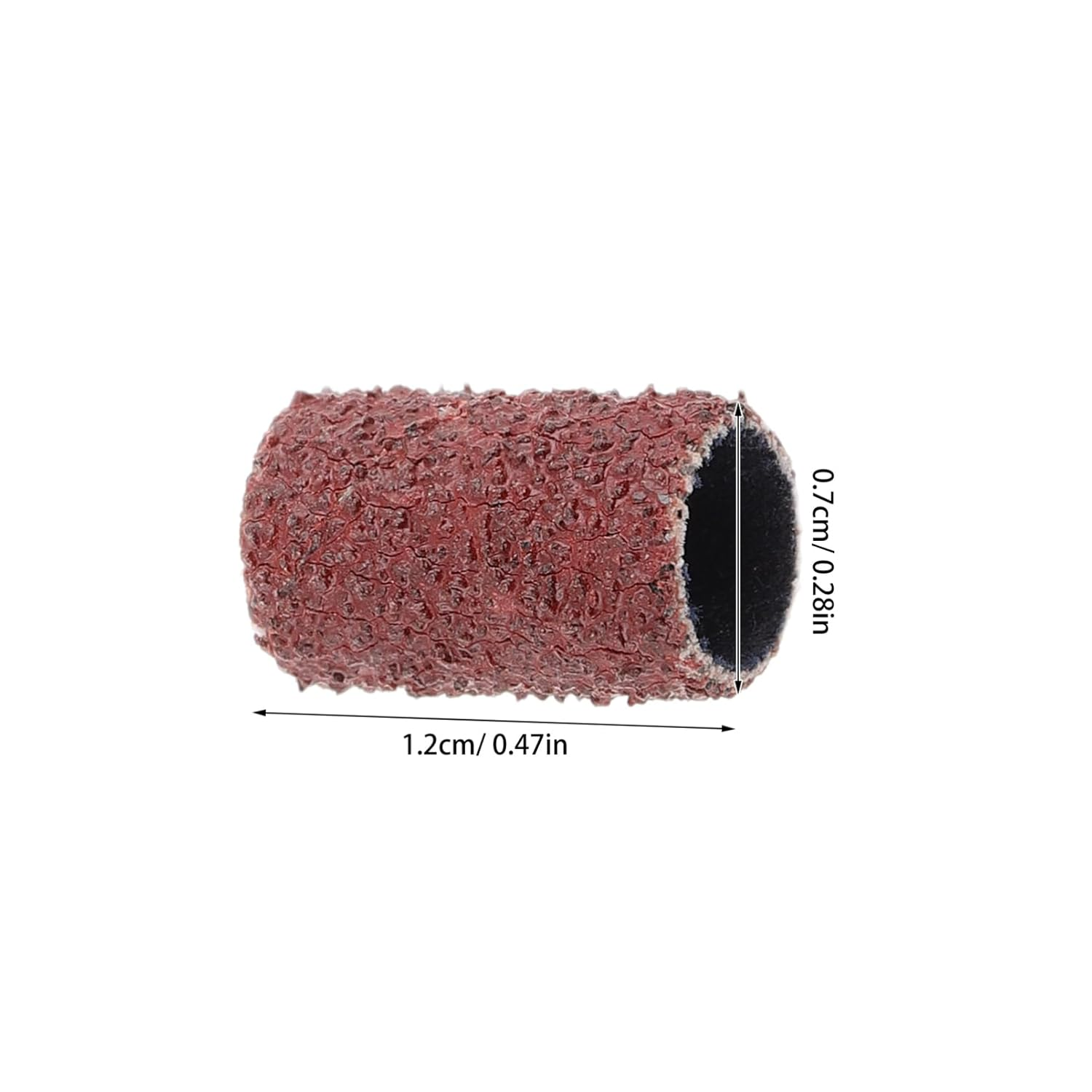 ARTSEWPLY 100Pcs Professional Nail Polishing Head Sanding Bands Grit Nail Shaping Bands Buffer File Attachment Drill Machine Attachment image number 1