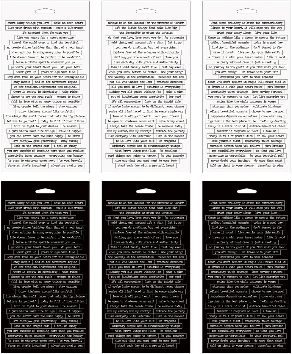 Tim Holtz Idea-Ology Small Talk Stickers By, 8.25 X 4.25 Inch Sheet Size, 296 Stickers, Black/White, TH93193 image number 1