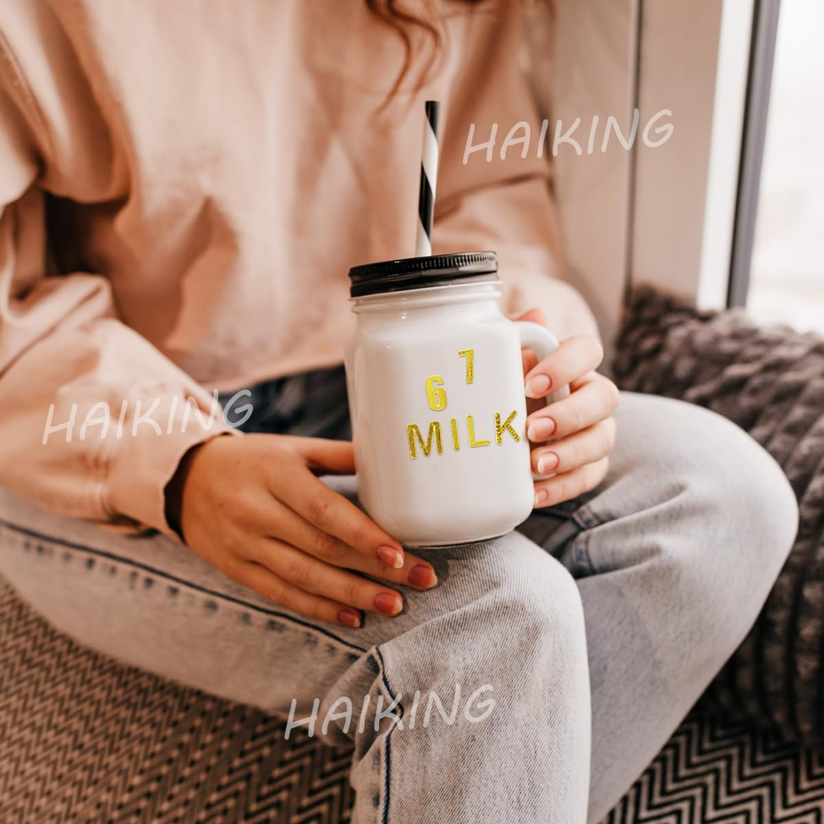 HAIKING Letter Stickers, 8 Sheets Alphabet Number Stickers for DIY Crafts, Decoration Arts (Gold) image number 1