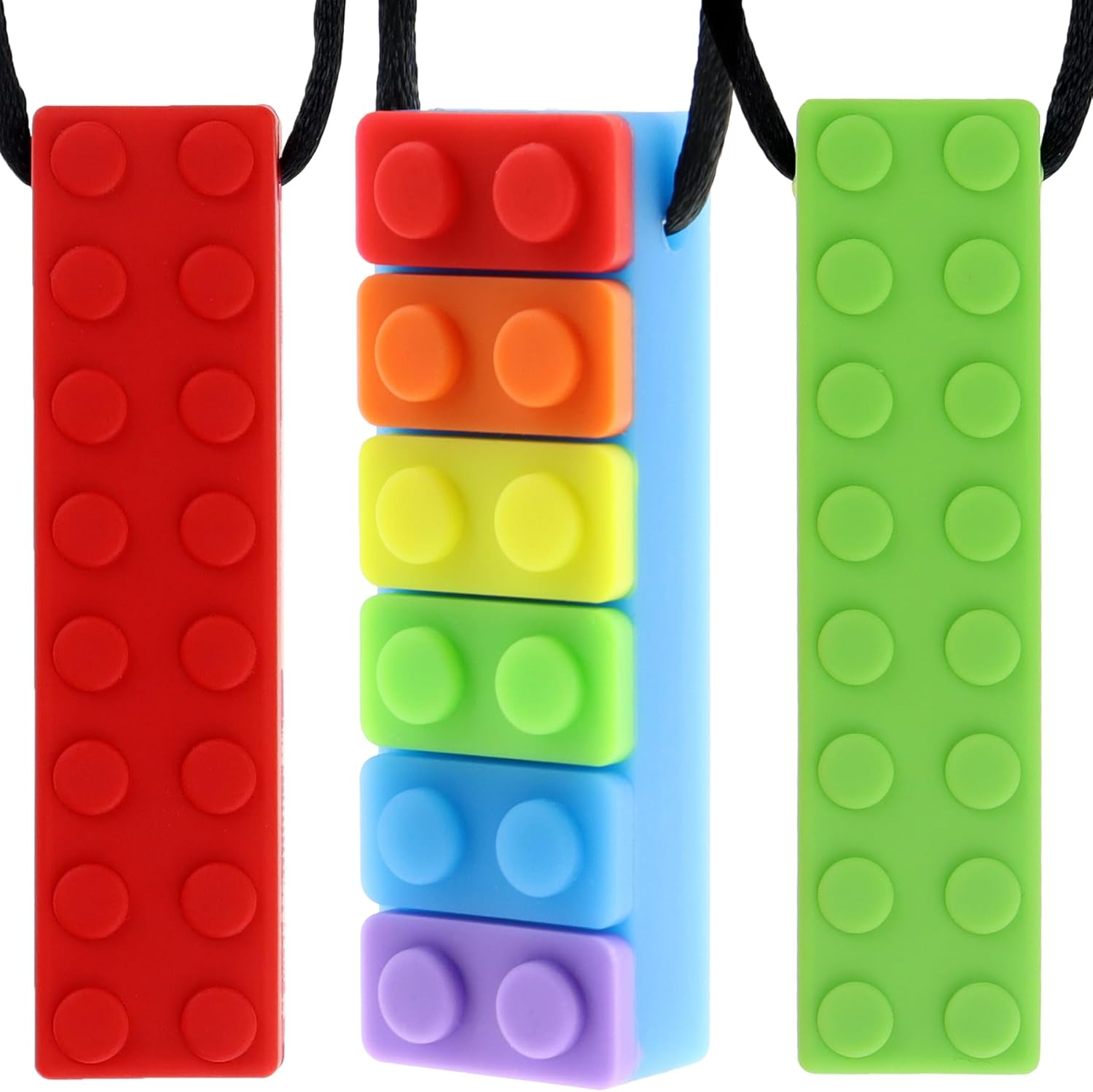 Sensory Chew Necklaces for Boys and Girls, Panny & Mody Australian Local Manufacturer Sensory Chew Necklace for Kids,Teething Necklace for Toddler Boys Children with Anxiety Autism ADHD Oral Motor, Chewable Jewellery (Shape 4)