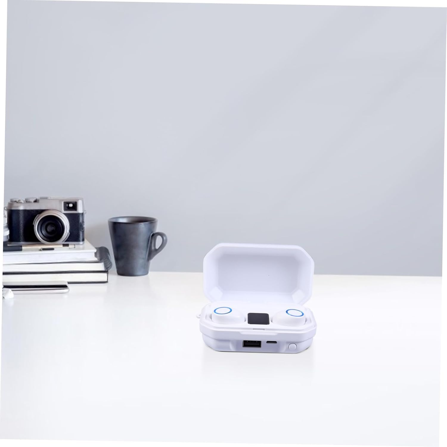 CIYODO Wireless Headphones Touch Control Stereo In-Ear Headset Built-In Microphone Lightweight Comfortable image number 5