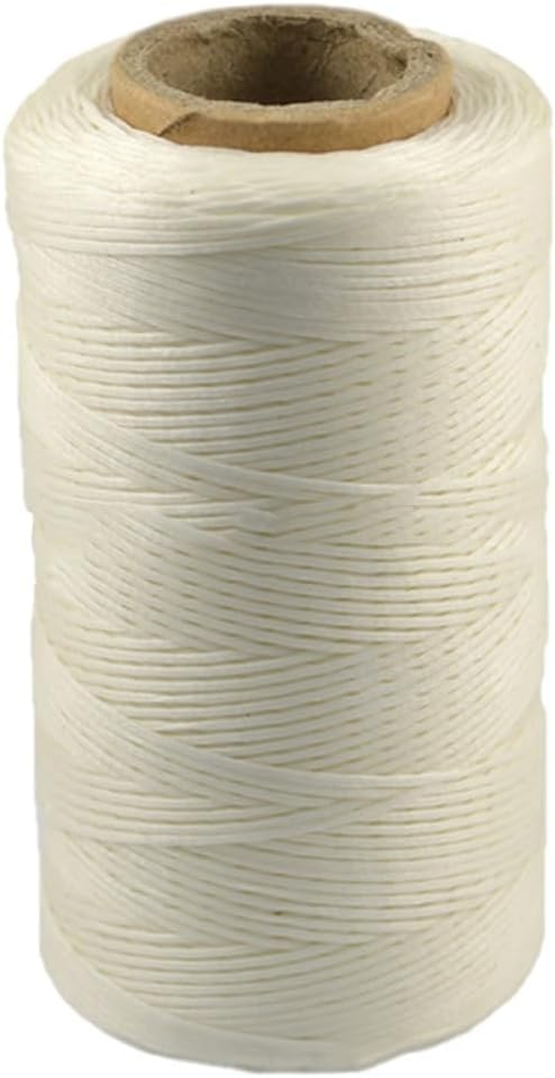 260M 150D Leather Sewing Waxed Thread - Hand Stitching Craft Repair Cords in 4 Colors