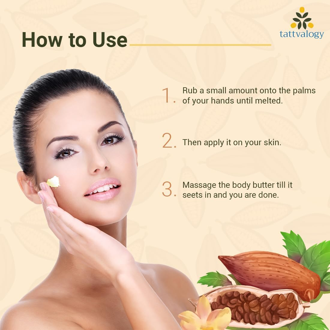 Tattvalogy African Cocoa Butter, 100G image number 3