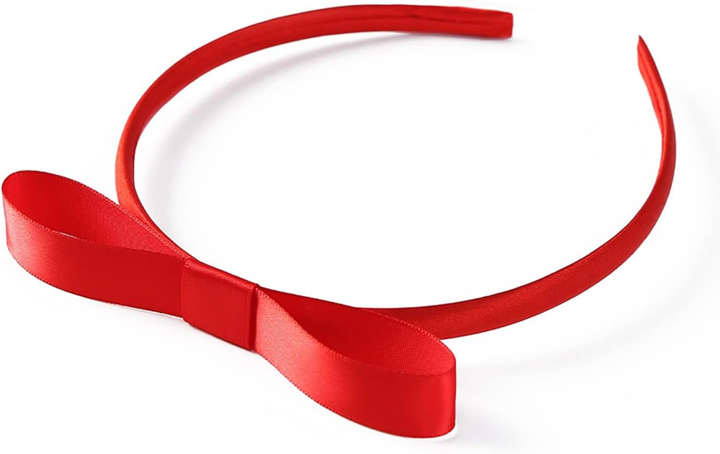 Red Bow Headband for Girls Women, Cute Hair Bow Knotted Hair Hoop, World Book Day Party Cosplay Costume Accessories for Matilda image number 3