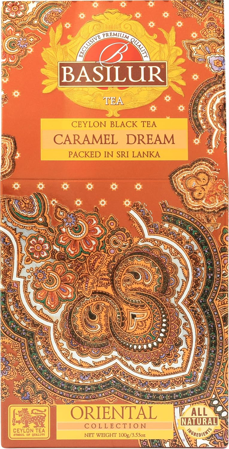 Basilur Caramel Dream - 100G Loose Leaf Ceylon Black Tea Refill Pack