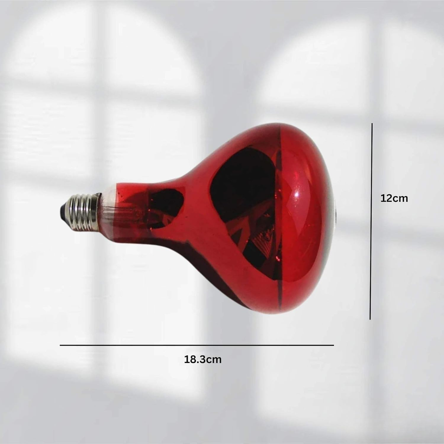 275W Infrared Heat Lamp Bulb - Red Edison Screw Therapy Light YC-868B image number 1
