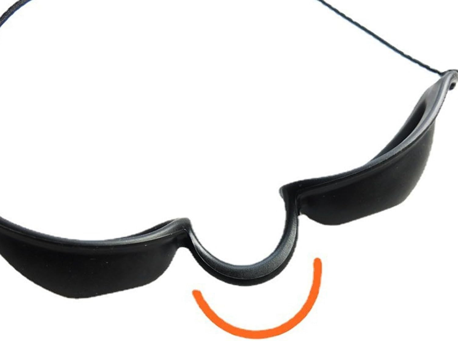 Safety Tanning Goggles and Durable Eye Patch for IPL UV Infrared LED Light Therapy Red Light Glasses with Transparent Bags for Patients Sunbathing on the Beach - Black image number 1