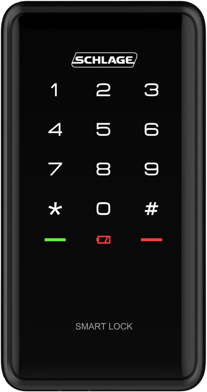 Schlage Ease S1 Keyless Smart Deadbolt Black image number 3