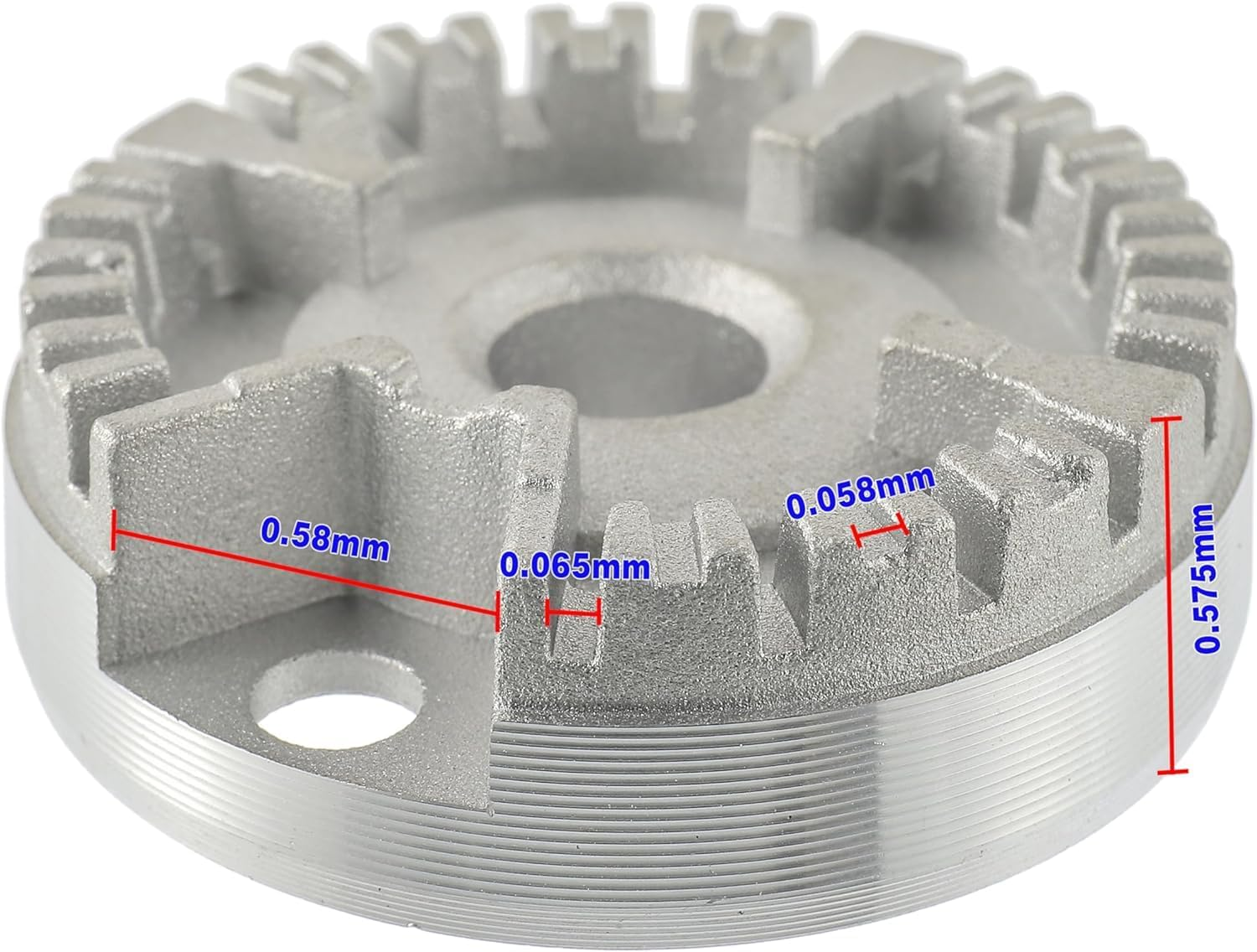 Cooker Hat Set Stove Lid Upgraded Gas Stove Burner Covers 5 Pack, Oven Gas Hob Burner Crown Flame Cap Replacement, Fits Most Gas Stove Burners, Protects Burner Heads image number 5