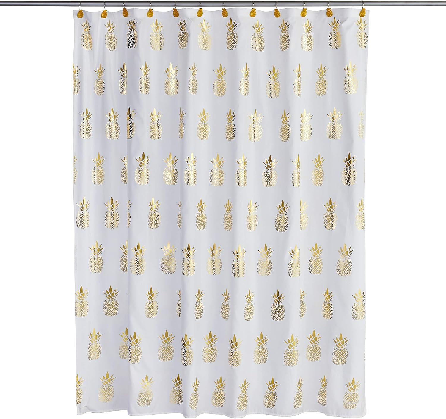 SKL Home by Saturday Knight Ltd. Gilded Pineapple Bath Towel, Navy image number 4