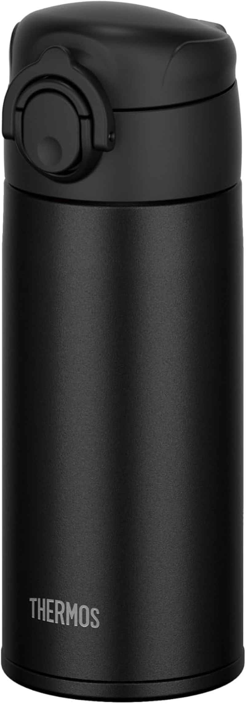[Dishwasher Safe Model] Thermos Water Bottle, Vacuum Insulated Mobile Mug, 16.9 Fl Oz (500 Ml), White, 16.9 Fl Oz (500 Ml), Dishwasher Safe, One-Touch Open, Stainless Steel, Bottle Hot or Cold