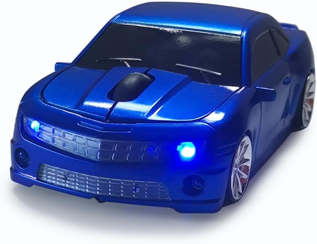 Wireless Car Mouse, Cool Shape 2.4Ghz Computer Mouse for Laptop PC Mac (Black)