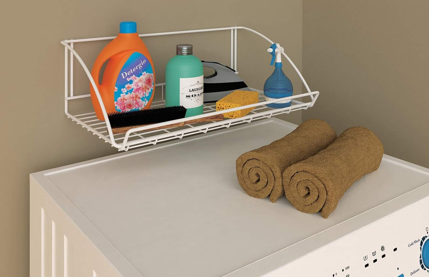 Closetmaid 8278 18-Inch Wide Laundry Utility Hanger Shelf image number 3