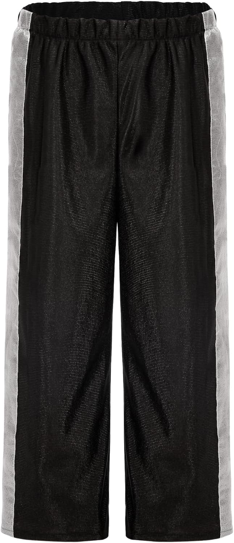 HORTYZON Kids Dance Star Costume Boys 80S Dance Costume 90S Pop Stage Outfits with Glasses Hat Gloves Halloween Cosplay Party image number 3