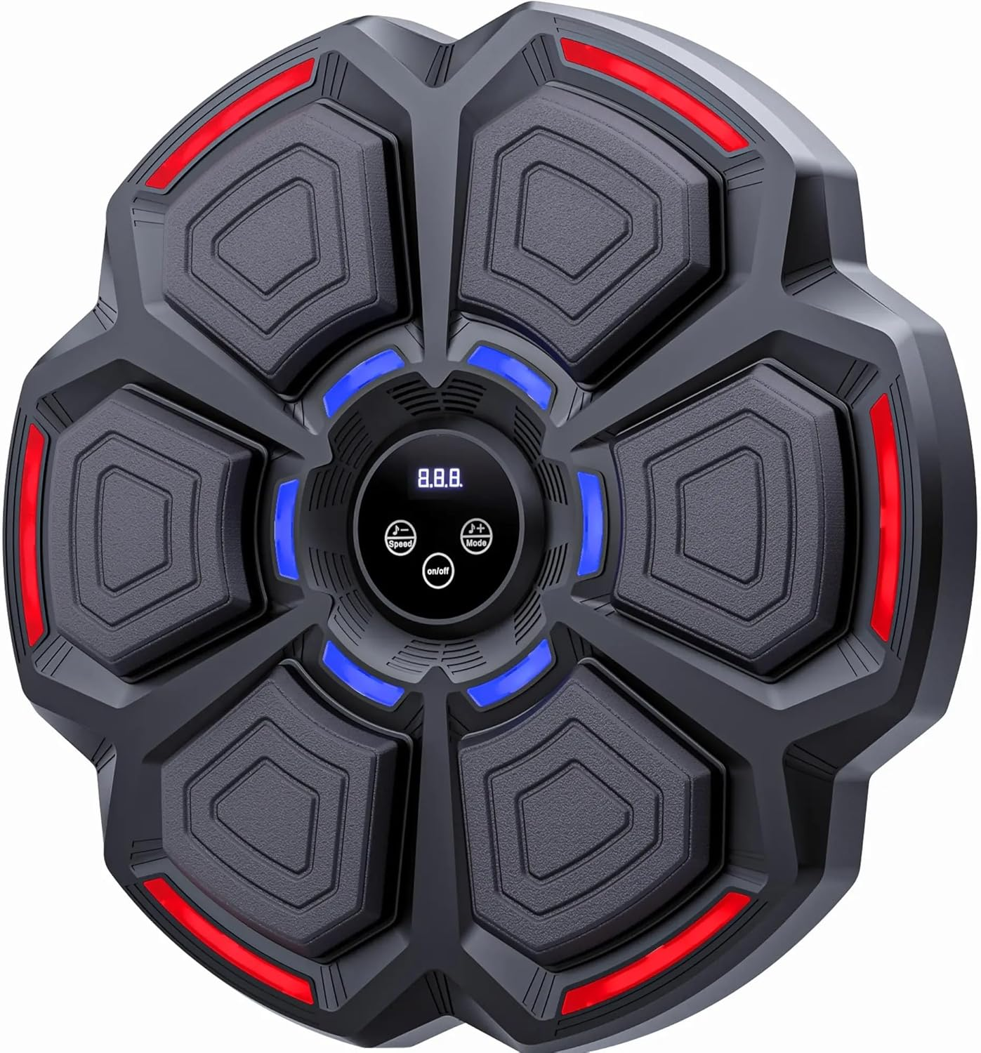 Music Boxing Machine, Wall Mounted Boxing Target,Smart LED Boxing Training Punching Equipment with Bluetooth Boxing Gloves for Home Workout Training image number 2