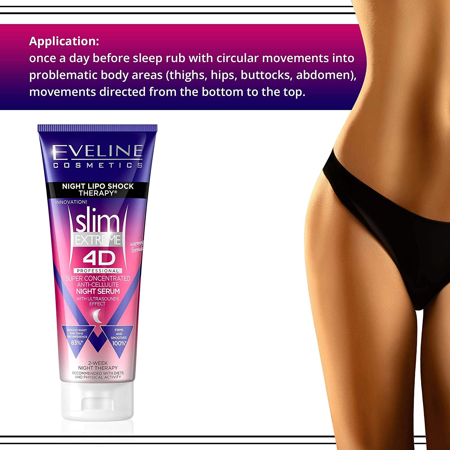 EVELINE COSMETICS Slim Extreme 4D Body Modelling & Lifting Serums & Creams image number 2