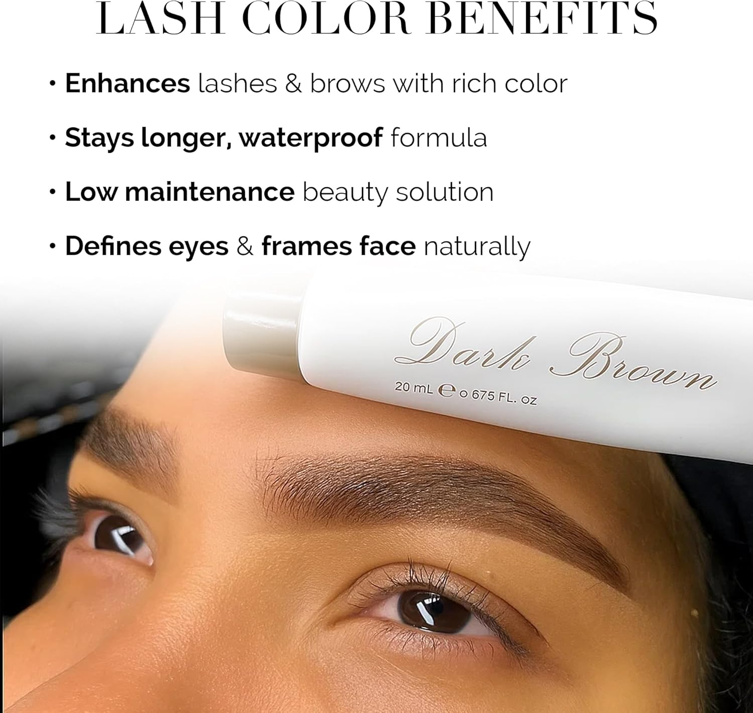 Korean Eyebrow Color Kit Black&ndash; Professional Brow Color for Women, Eyebrow Color for Natural Looking Brows, Long-Lasting Brow Color for Salon & Home image number 2