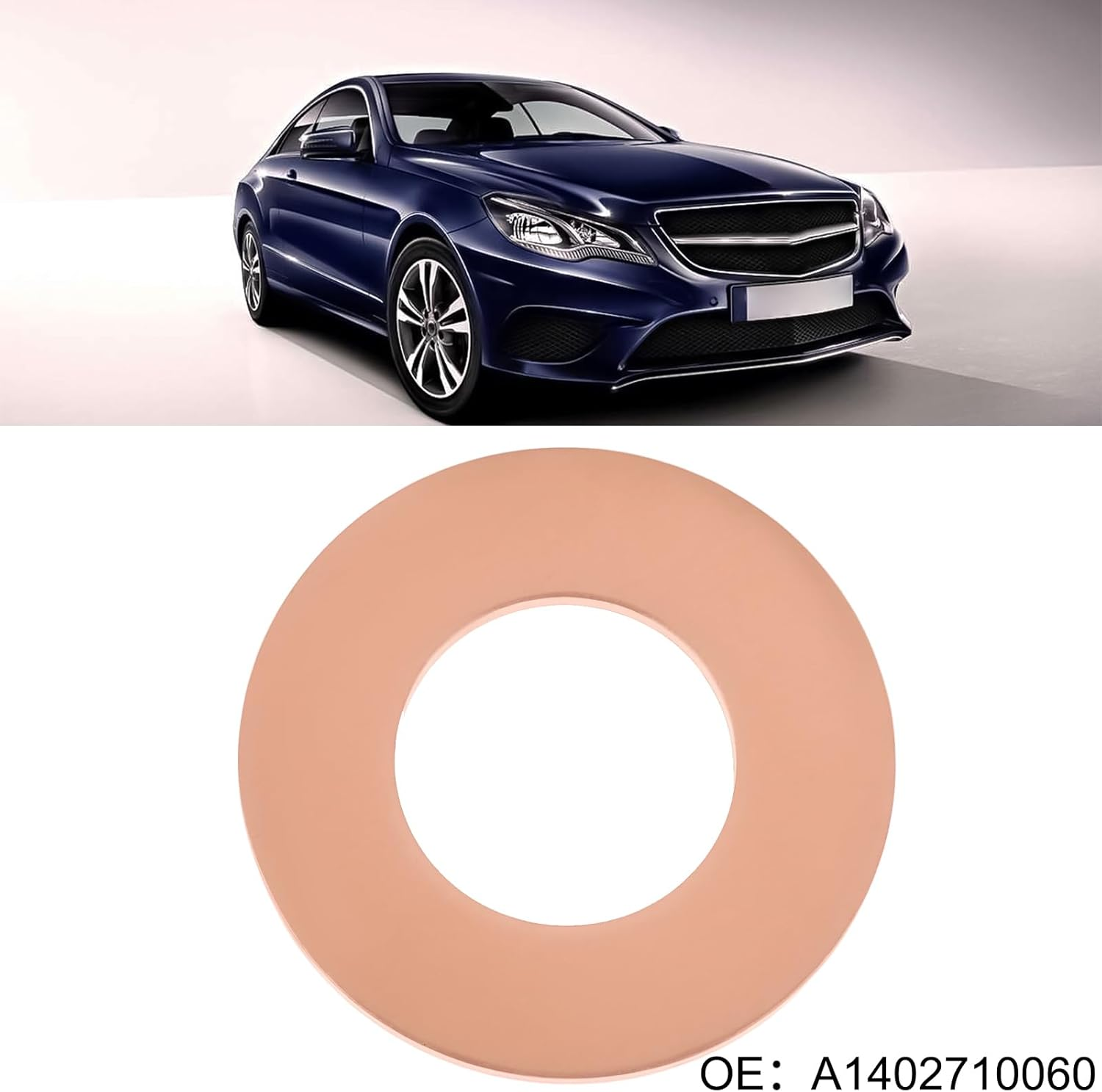 SG Store 10Pcs Sealing Ring Oil Drain Plug Car Oil Drain Plug Gasket A1402710060 Compatible with Mercedes-Benz 722.6 20X10X1Mm image number 1