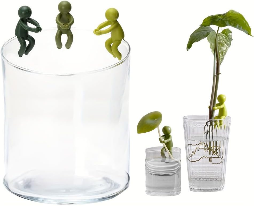 3 Pcs Cute Plant Propagation Buddies - Support Holders for Sprouts, Stems, and Shoots - Perfect for Indoor Gardens and Propagation Stations.