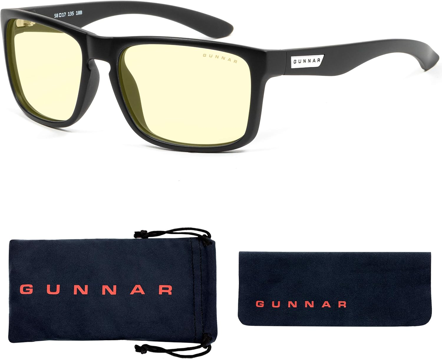 Gunnar INTERCEPT Blue-Light Block INT-00101 Unisex Eyeglasses image number 4