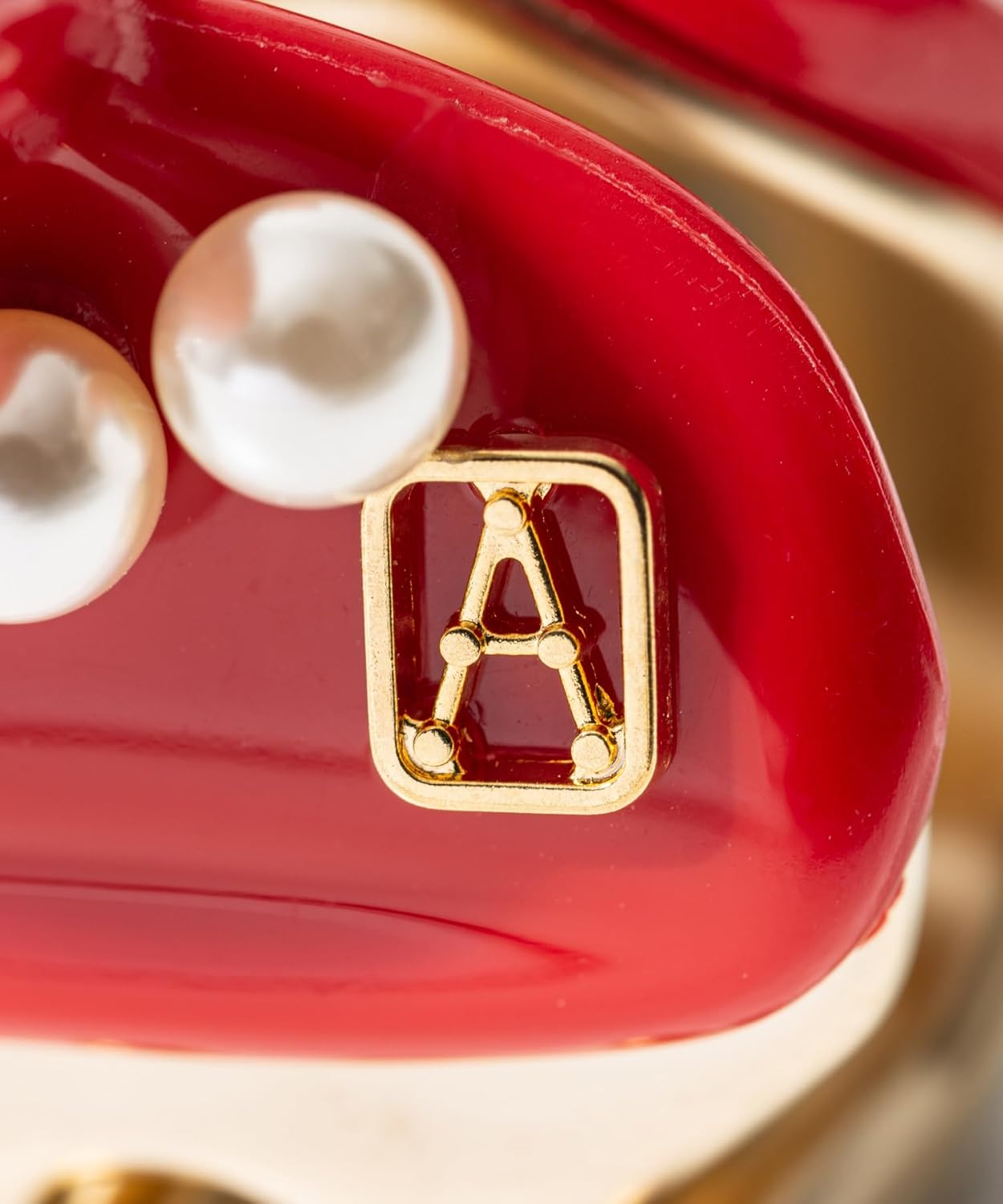 Alexandre De Paris TIMELESS Hair Clip ICC45-14339-37 ROUGE/OR(R1)