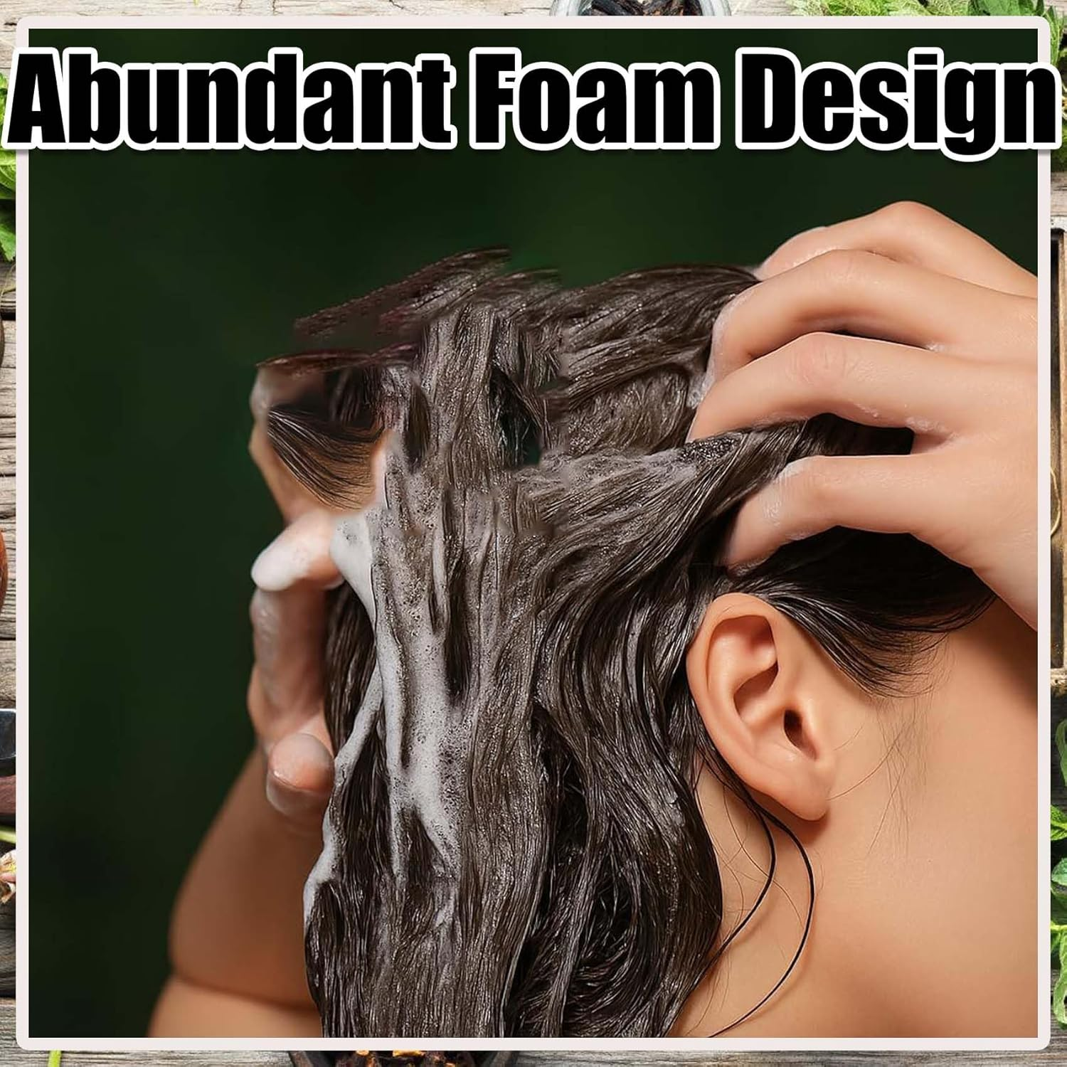 Nature Triangle Shampoo Bar, Usman Grass Shampoo Bar, Nature Seven Green Soap Shampoos, Calming & Strengthens Hair for Women and Mens, Natural Herbal Hair Care 4.23 Oz (3PCS) image number 2