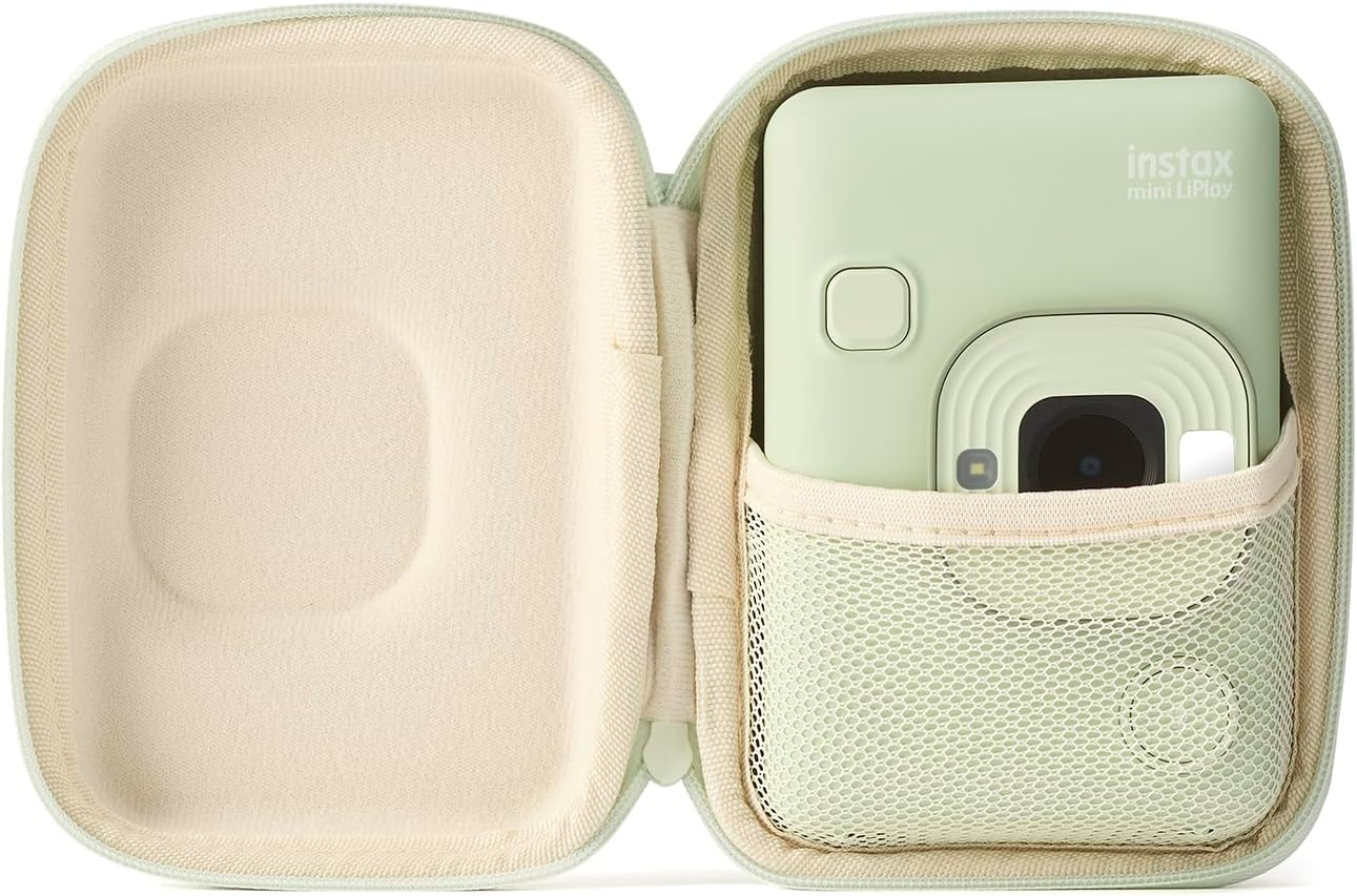 Instax Fujifilm Mini Liplay Instant Camera Case, Matcha Green