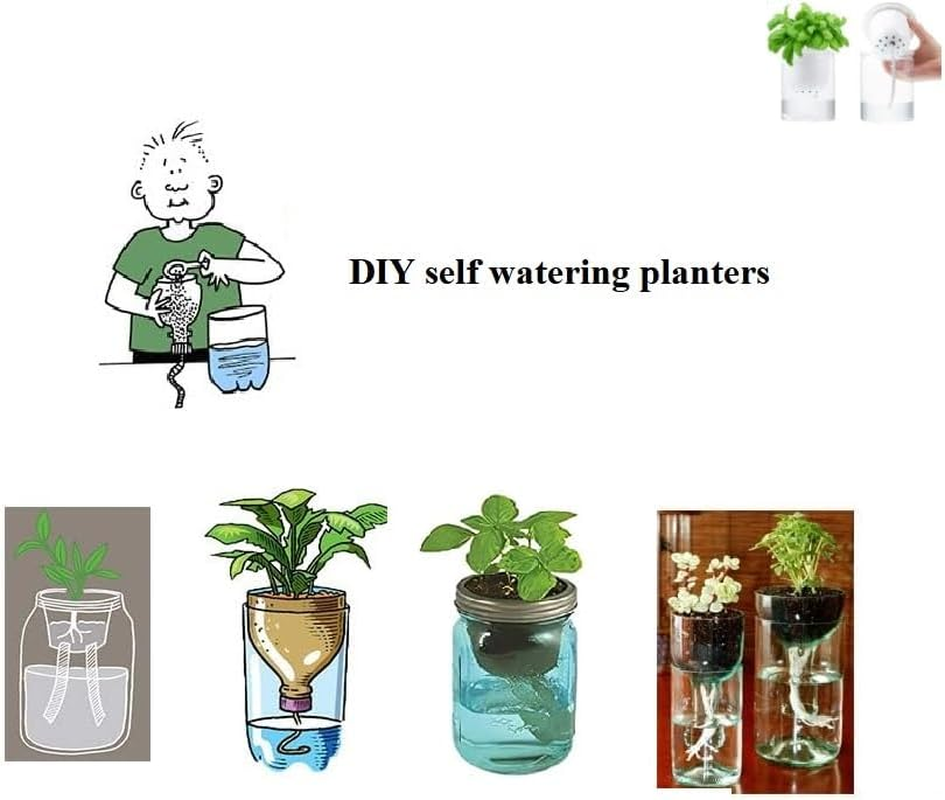 60 Feet Self Watering Capillary Wick Cord, DIY Auto Drip Irrigation Water Cotton Rope for 1/6 Inch Self-Watering Planter Pot image number 2