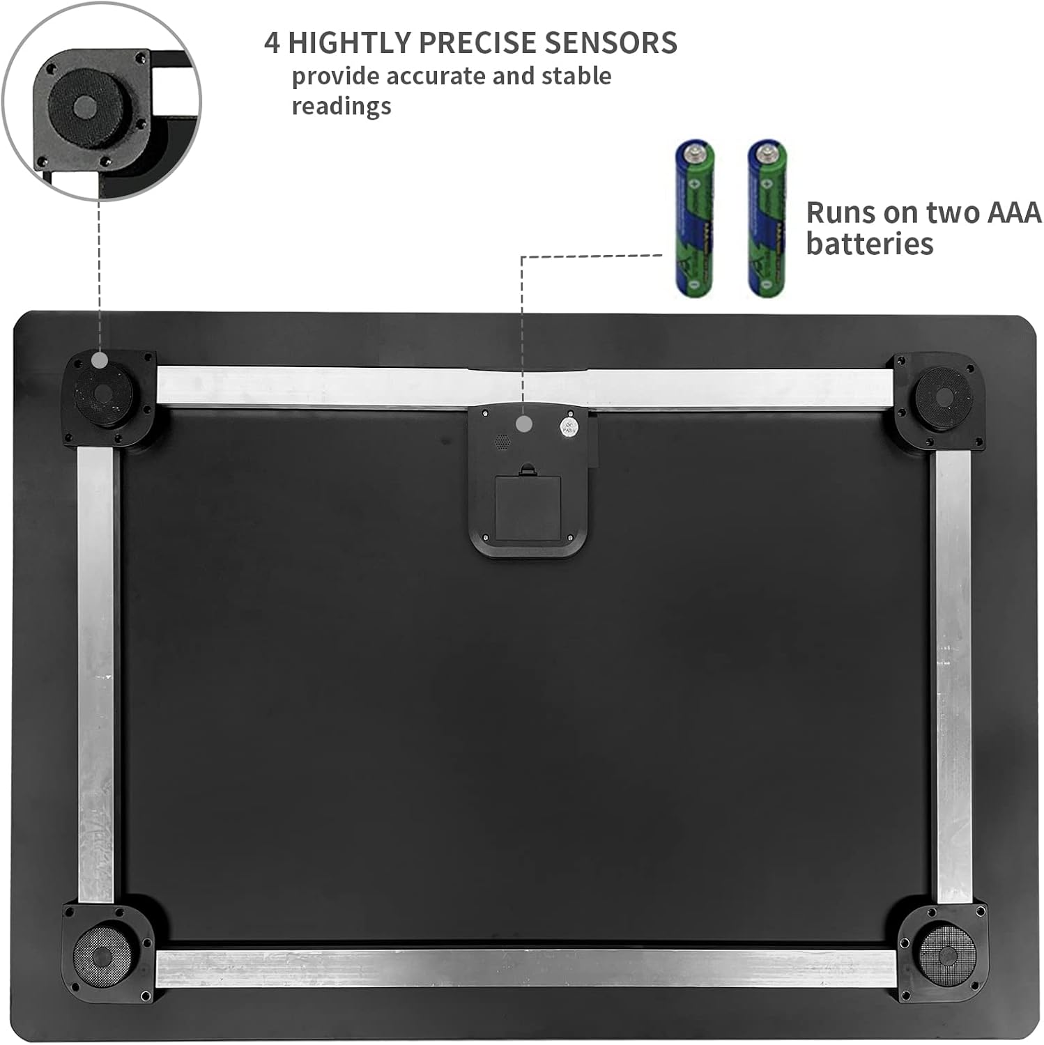 Digital Pet Scale to Measure Dog and Cat with 3 Weighing Modes, Kg, Oz, Lb, 220 Pound, Lbs, Capacity with Precision of 10G, Black 25.6 17.7Inch image number 5