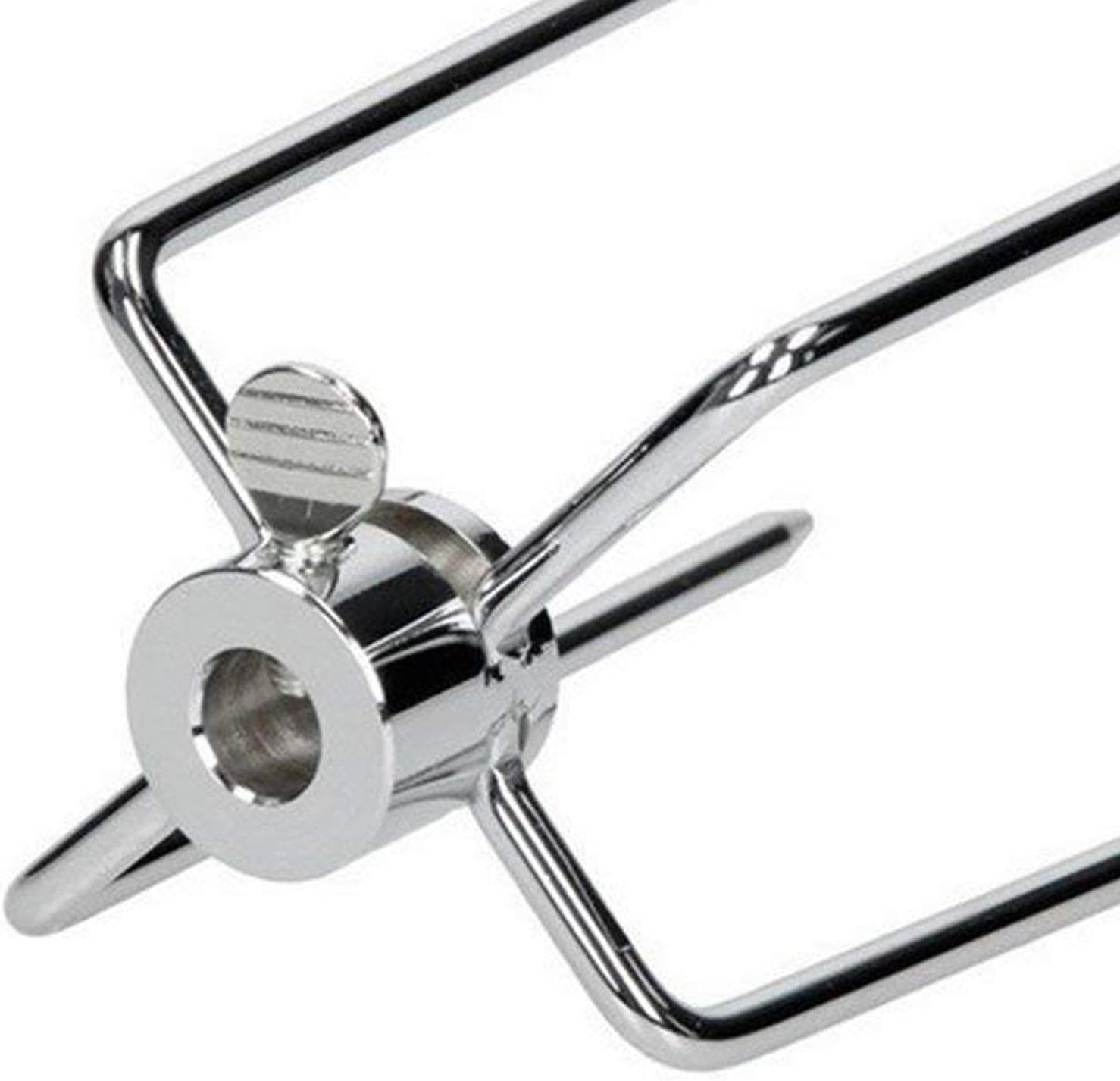 XIMING 2X Rotisserie BBQ Spit Fork Chicken Charcoal Grill Barbecue Accessories image number 1