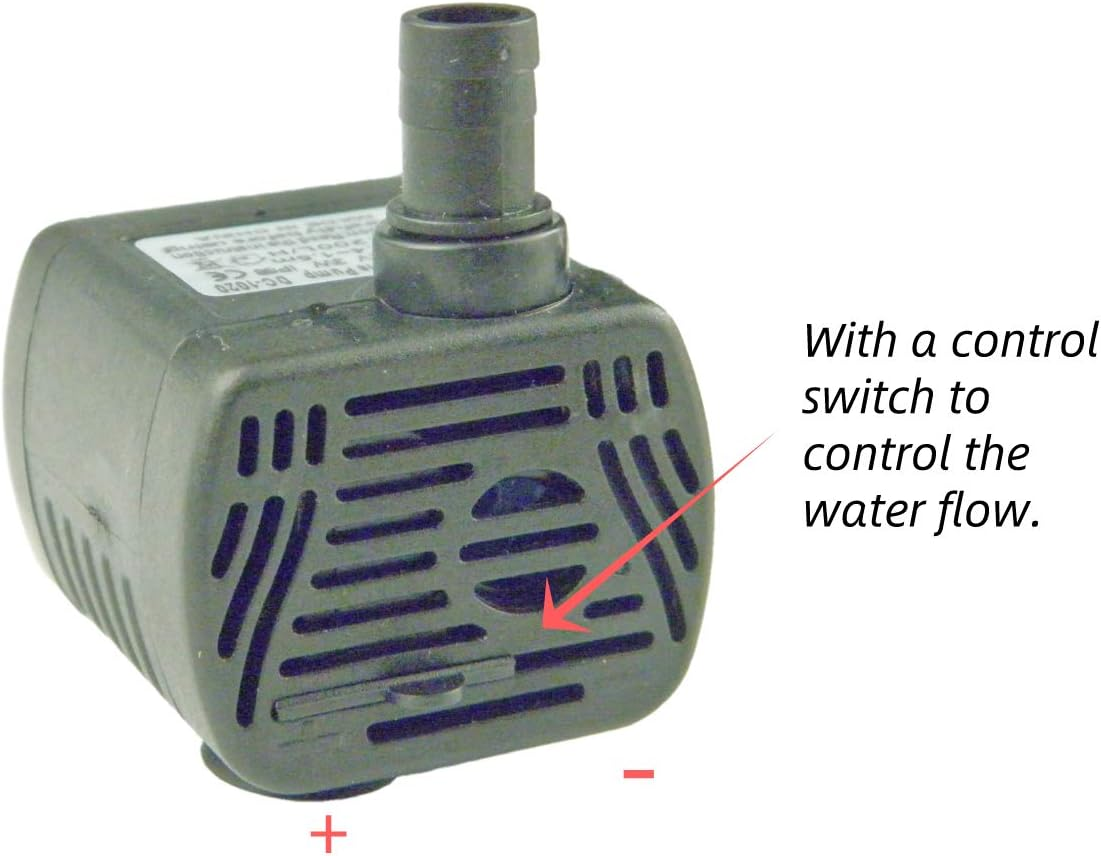 CHANCS 3W 5.5-12V DC Mini Submersible Water Pump for Solar Power image number 6