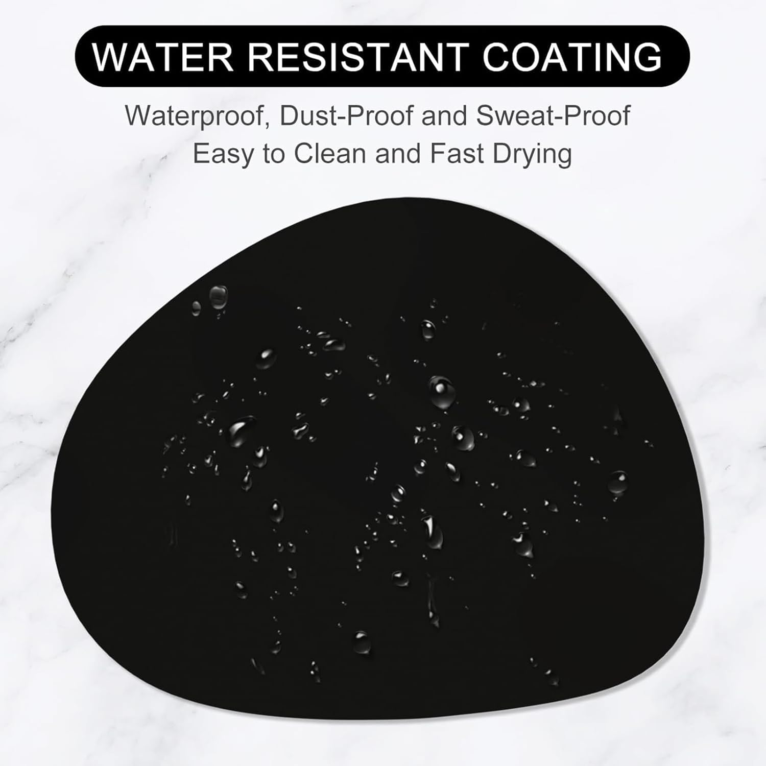 Cute Small Mouse Pad, Non-Slip Rubber Base with Washable Waterproof Fabric, Desk Mat for Office, Home, Gaming and Laptop Accessories image number 1