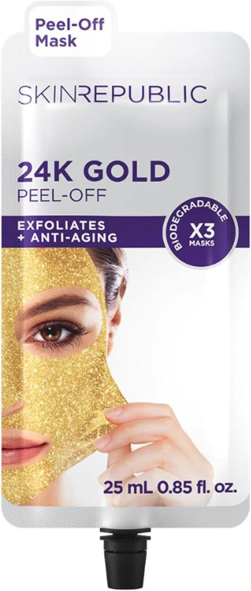 Skin Republic 24K Gold Peel-Off Face Mask image number 1