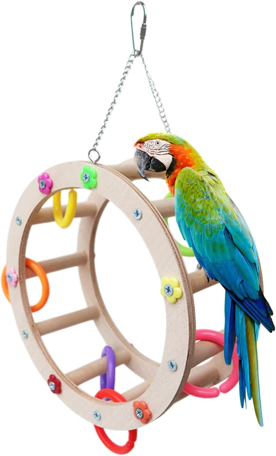 Bird Cage Toy | Bird Climbing Toys,Bird Chewing Toys Swing Toys Cage Accessories for Parrot, Sparrow, Parakeet Maijia image number 4