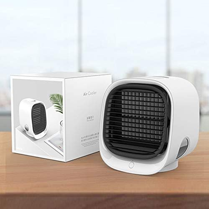 Portable AC Mini USB Aircon Desktop Air Conditioner for Bedroom, Desk, Camping 300Ml Water Capacity image number 1