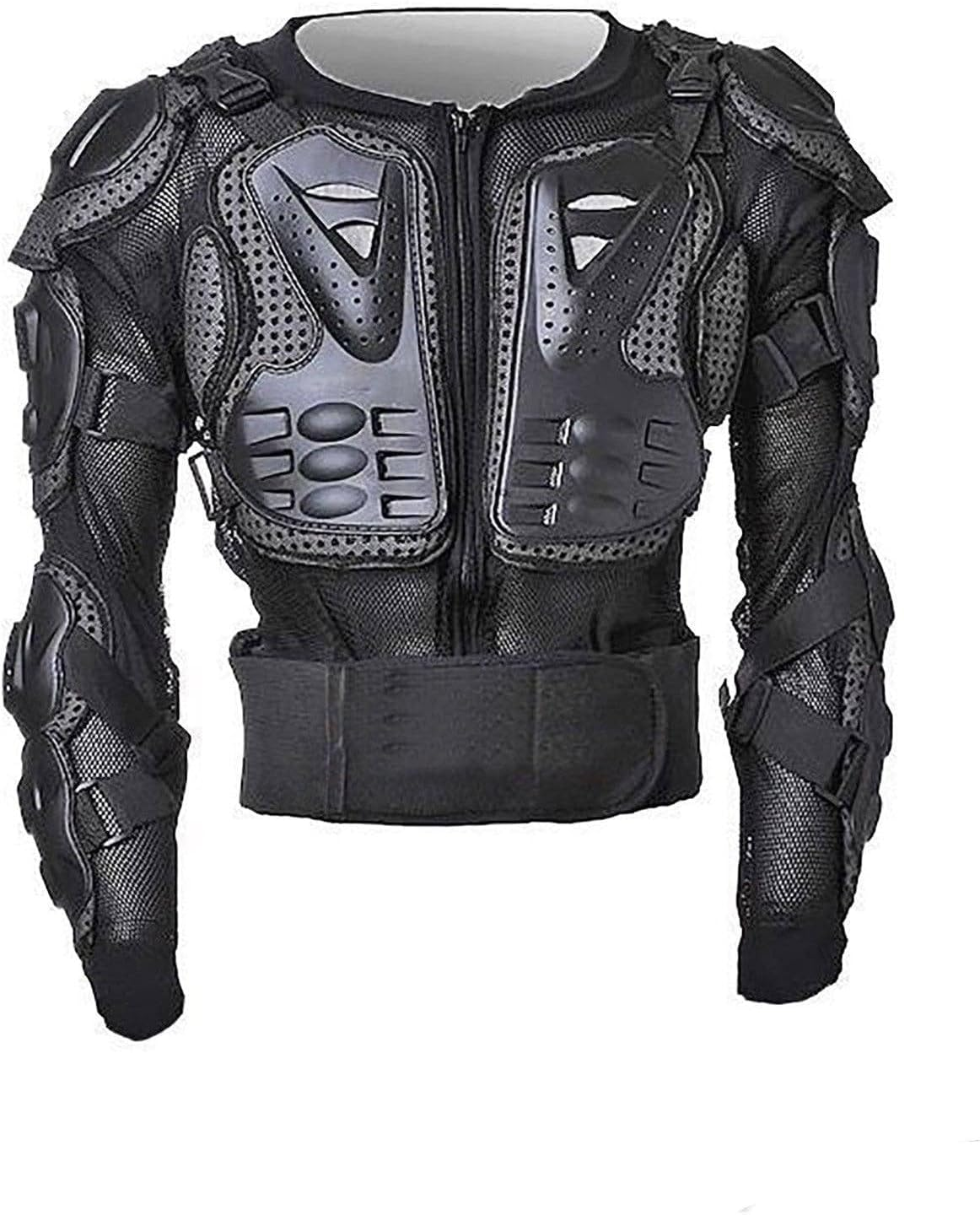 TDR Adult Motorcycle Full Body Armor Jacket Motocross Dirt Bike Chest Back Shoulder Elbow Protection Gear Ventilation Black Protective Equipment image number 6