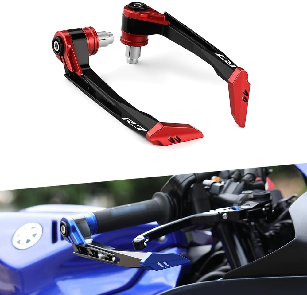 Modeer Handguards for YZF-R7 Motorcycle Handlebar Grips Guard Brake Clutch Levers Protector Accessories (Blue)